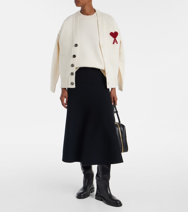 Ami Paris Ami de Cœur virgin wool sweater