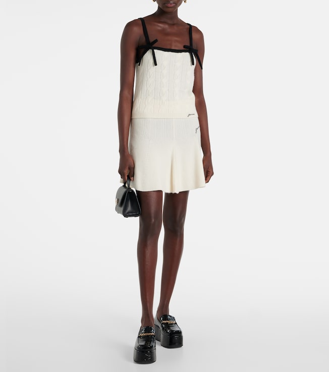 GANNI Wool and cashmere top