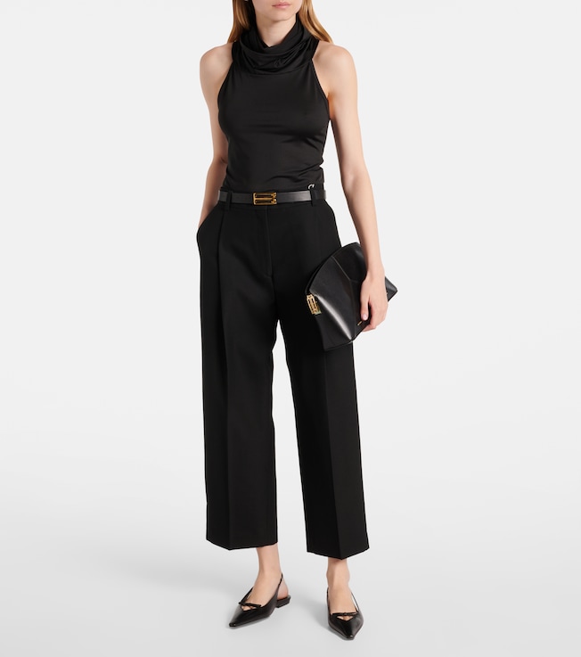 Victoria Beckham Draped jersey top