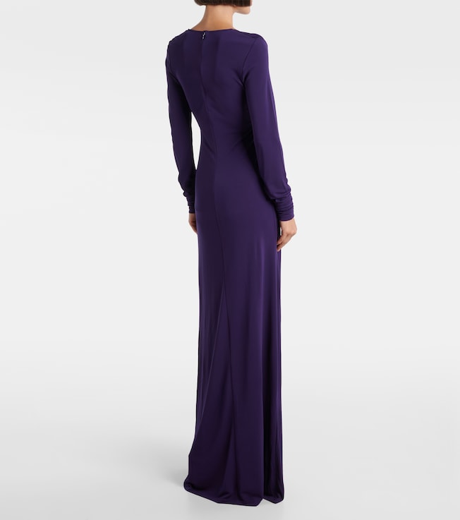 Christopher Esber Christopher Esber Arced Palm cutout gathered gown