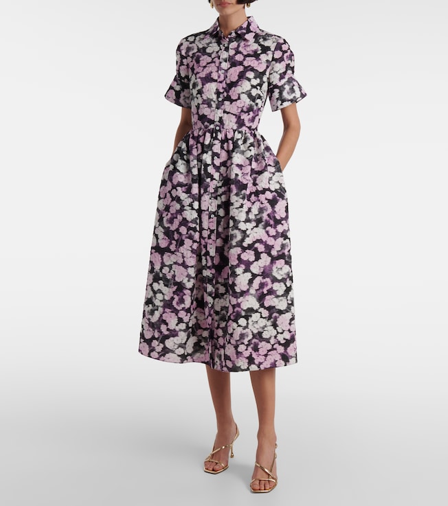 Erdem Floral shirt dress