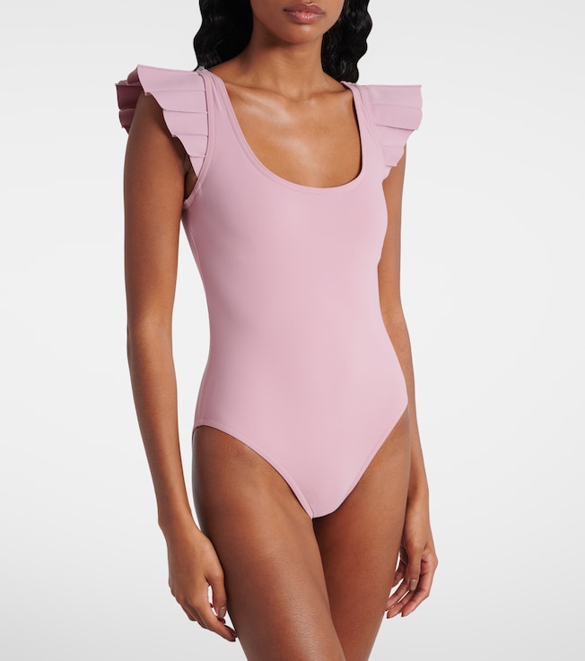 Karla Colletto Alora ruffled swimsuit