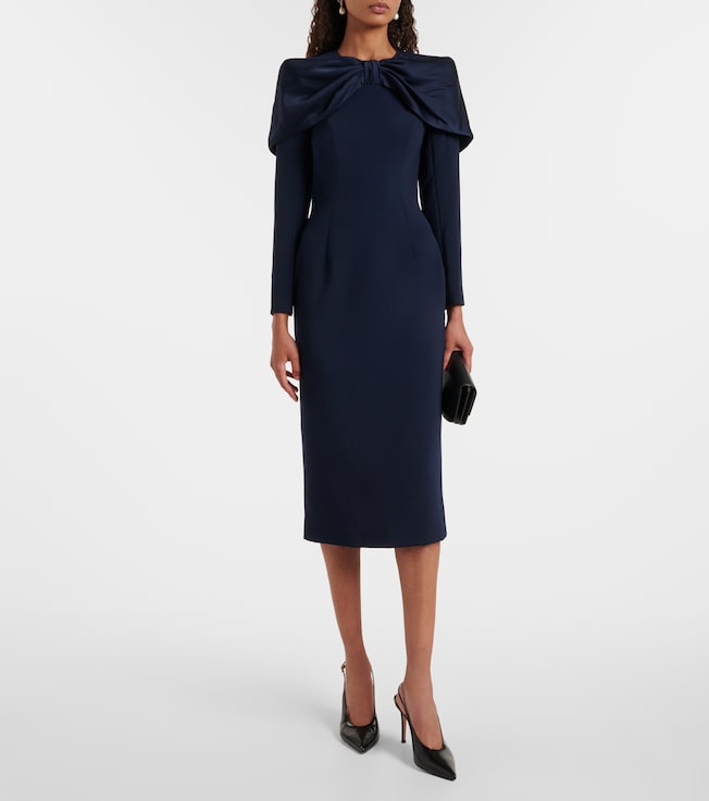 Jenny Packham Penny caped midi dress