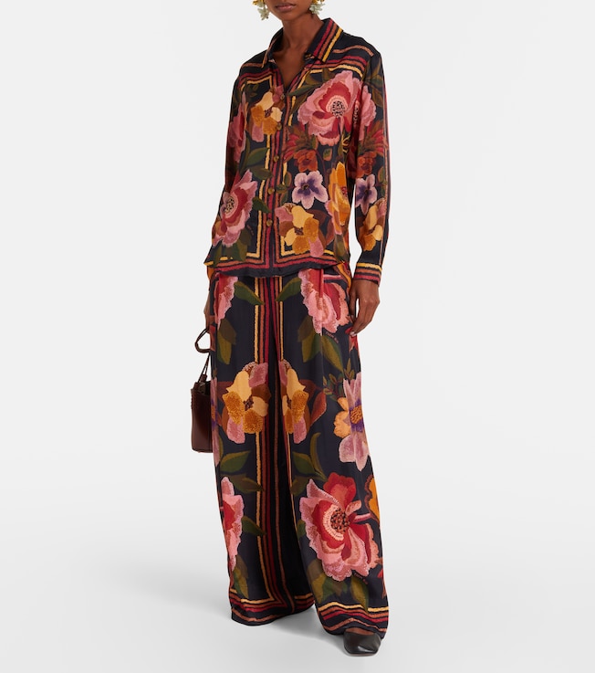 FARM Rio Chenille Flowers shirt