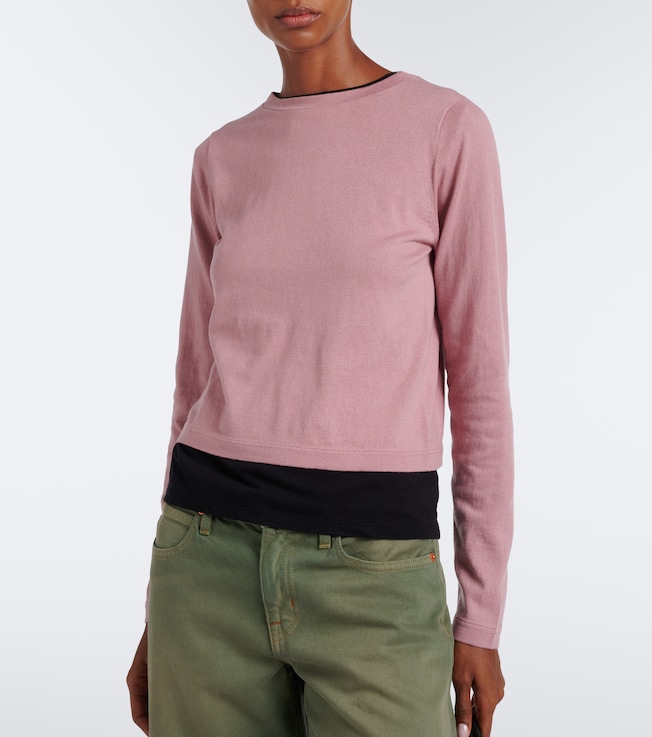 Extreme Cashmere N°451 Lisa cotton and cashmere T-shirt