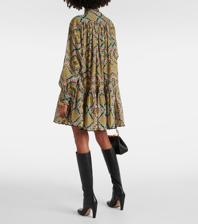 Etro Etro Printed cotton shirt dress