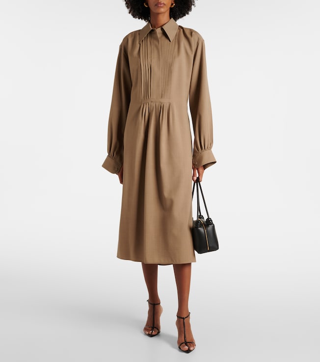 Jil Sander Wool shirt dress