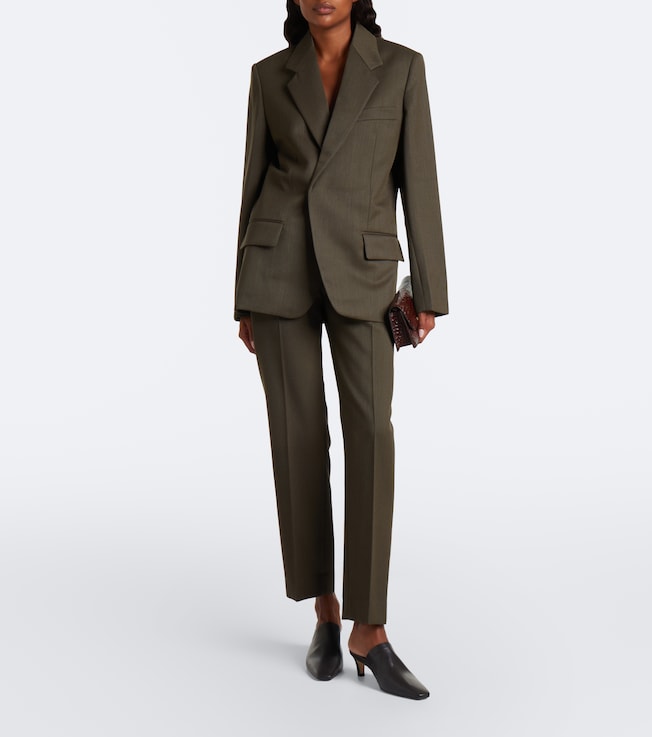Victoria Beckham Virgin wool twill blazer