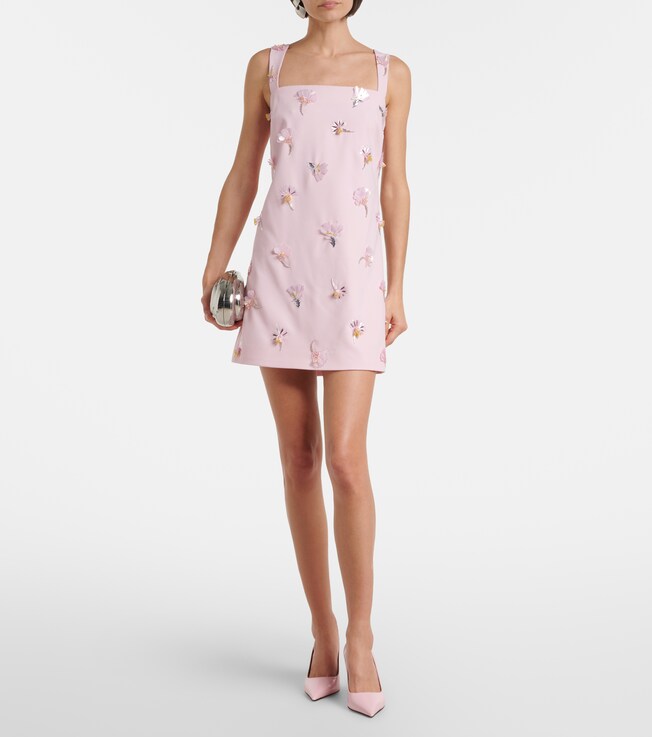 SIMKHAI Simkhai Ella embellished minidress