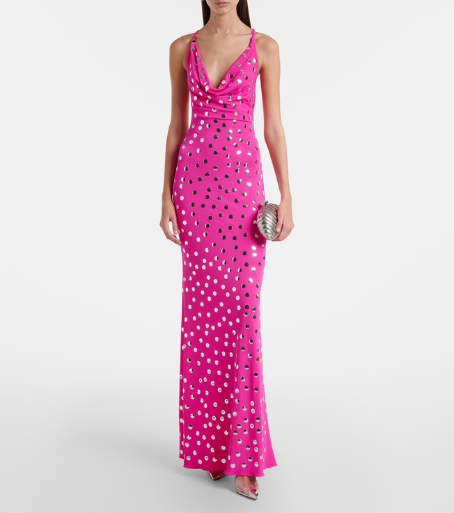 David Koma Polka-dot gown