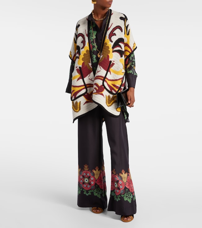 La DoubleJ In My Power patterned cape