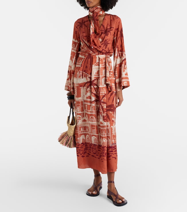 Johanna Ortiz Ollantay jacquard midi dress