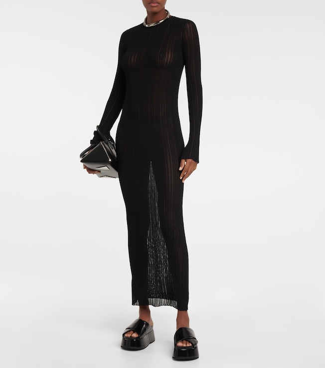 Petar Petrov Austin ribbed-knit maxi dress