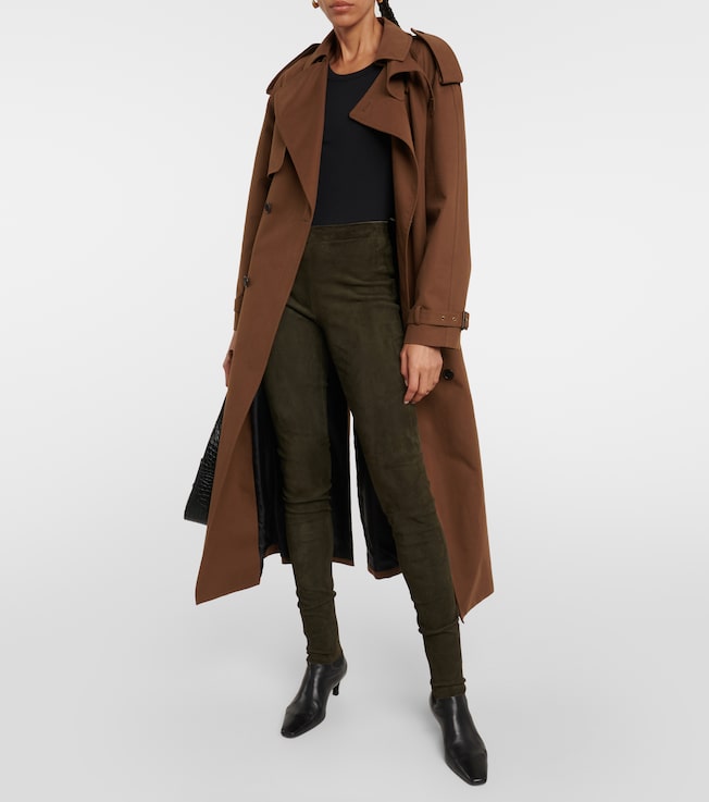 Stouls Carolyn high-rise suede leggings