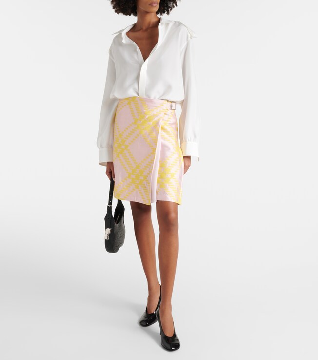 Burberry Checked miniskirt