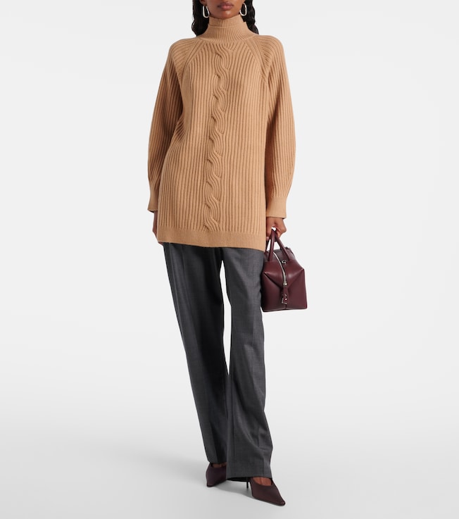 Max Mara Alcazar wool and cashmere turtleneck sweater