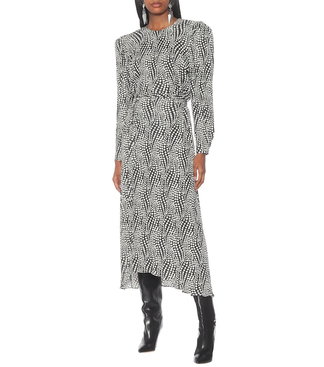 Isabel Marant Telenda polka-dot midi dress