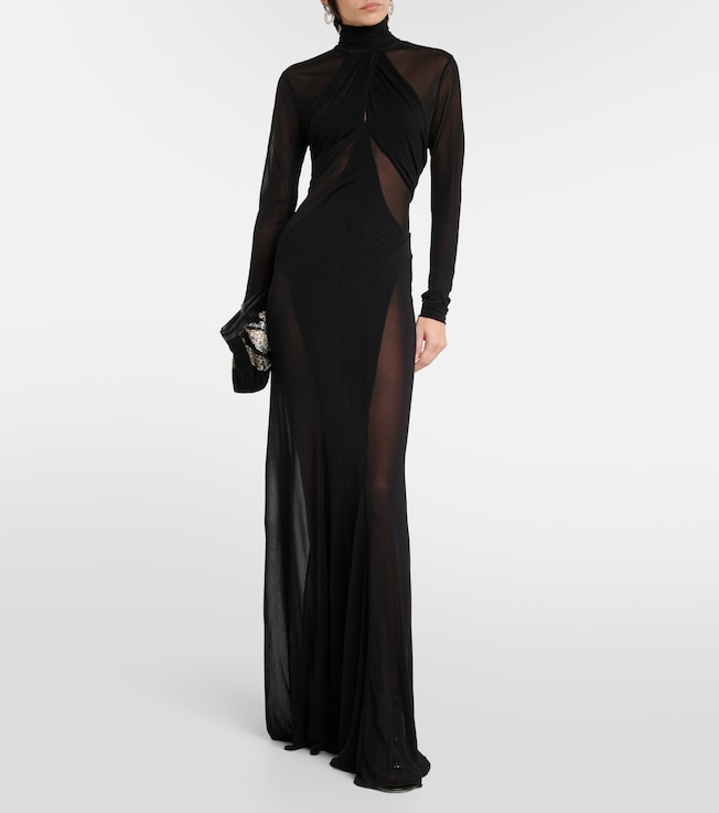 Isabel Marant Rimma semi-sheer gown
