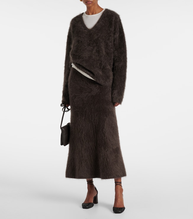 LISA YANG Asta cashmere maxi skirt