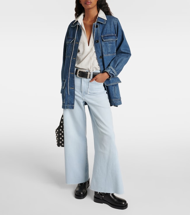 FRAME Le Palazzo cropped wide-leg jeans