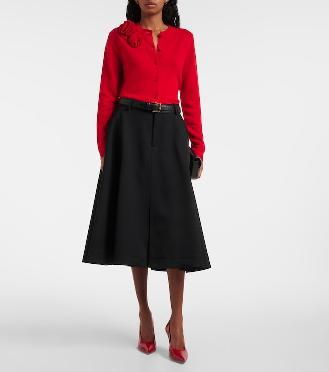 Jardin des Orangers Wool and cashmere cardigan