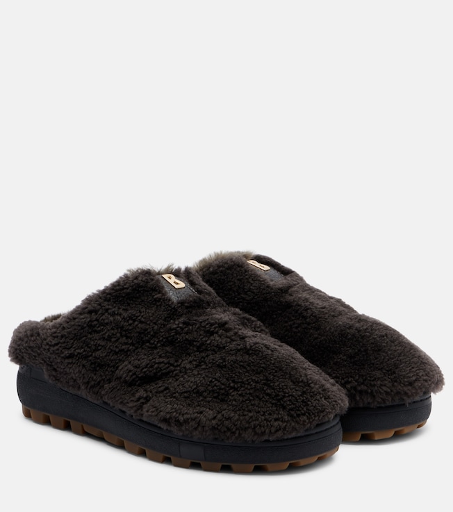 BOGNER Chamonix shearling clogs
