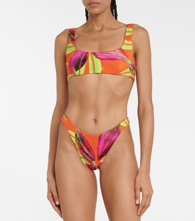 Louisa Ballou Printed bikini bottoms