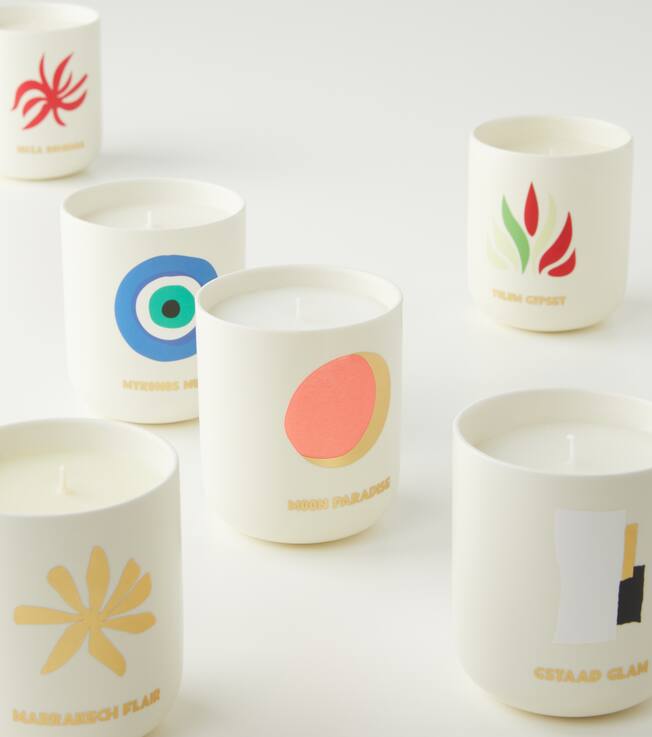 Travel From Home Mykonos Muse scented candle | Assouline