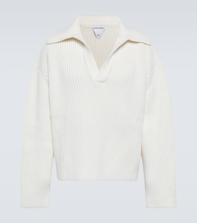 Wool and cashmere polo sweater | Bottega Veneta