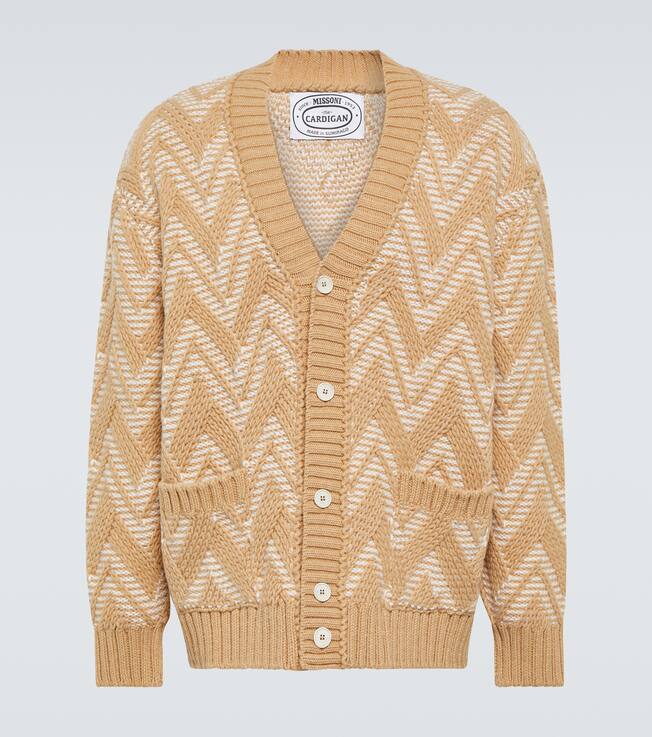 Zig-zag cashmere cardigan | Missoni
