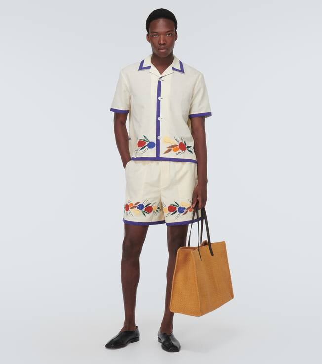 Fruit Bunch appliqué shirt | Bode