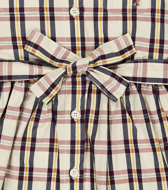 Gisele cotton shirt dress | Bonpoint
