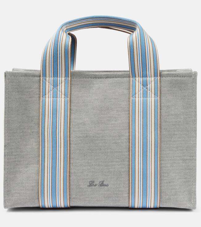 The Suitcase Stripe Small tote bag | Loro Piana