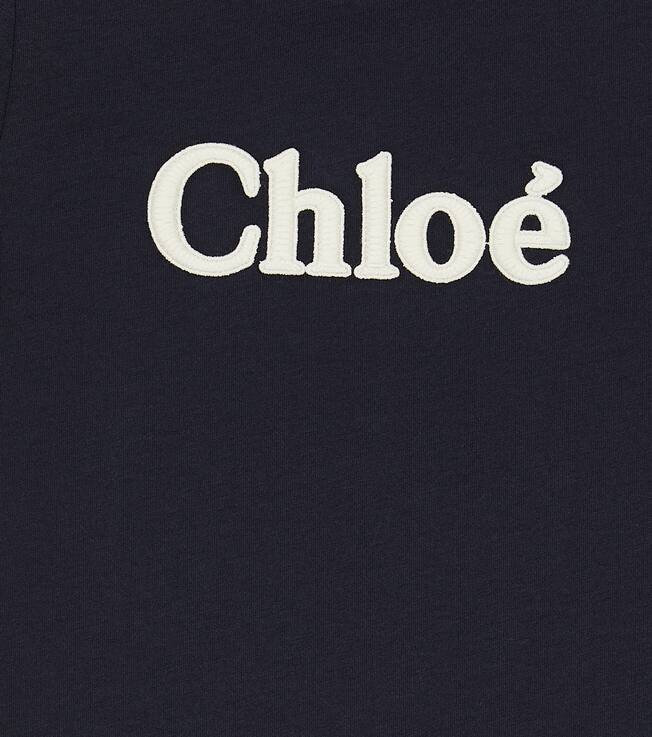 Logo cotton-jersey T-shirt | Chloé Kids