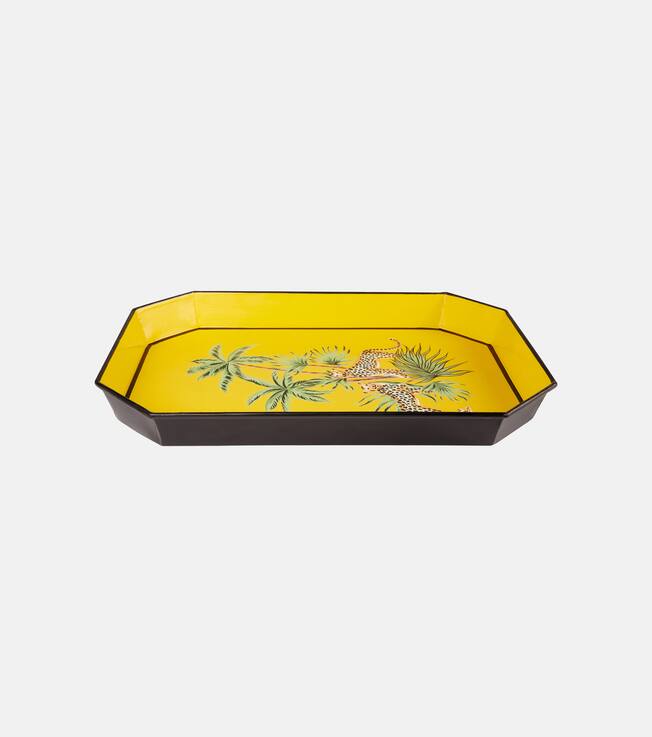 Fauna hand-painted iron tray | Les-Ottomans