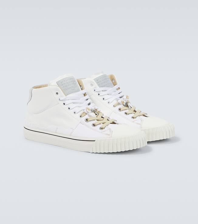 New Evolution leather high-top sneakers | Maison Margiela
