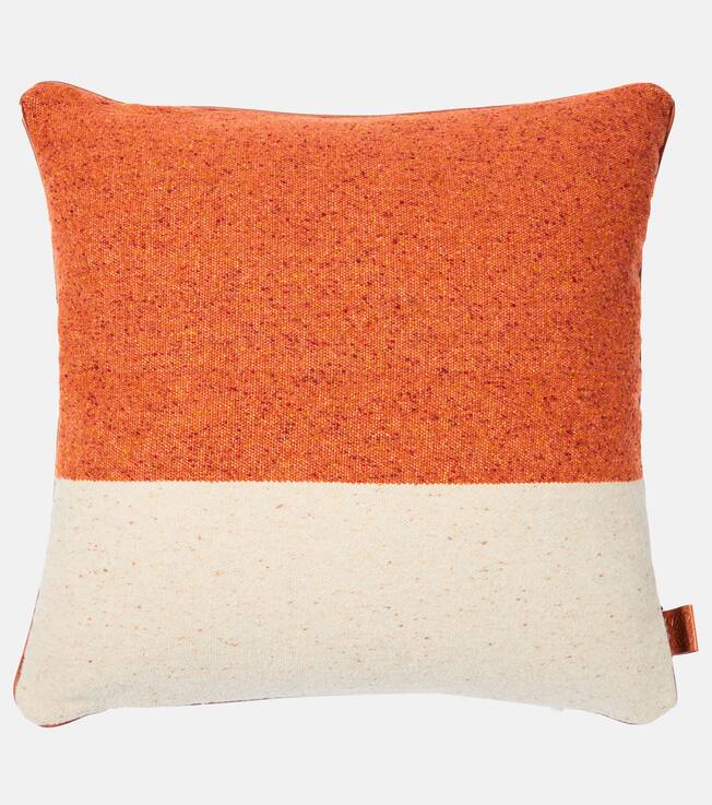 Coussin Anagram rayé en laine mélangée | Loewe