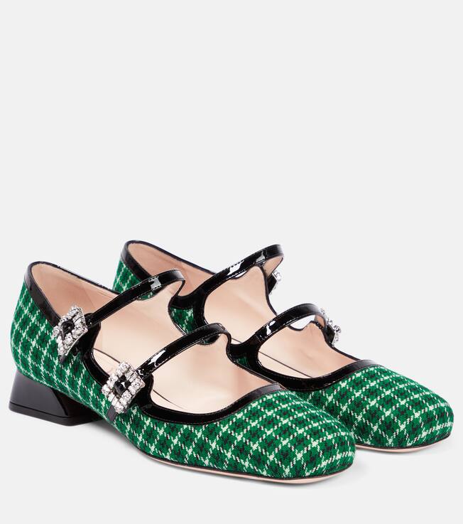 Ballerines Très Vivier Babies à carreaux | Roger Vivier