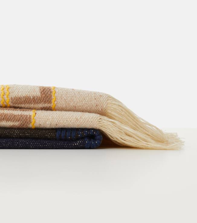 Couverture Anagram en laine et lin mélangés | Loewe