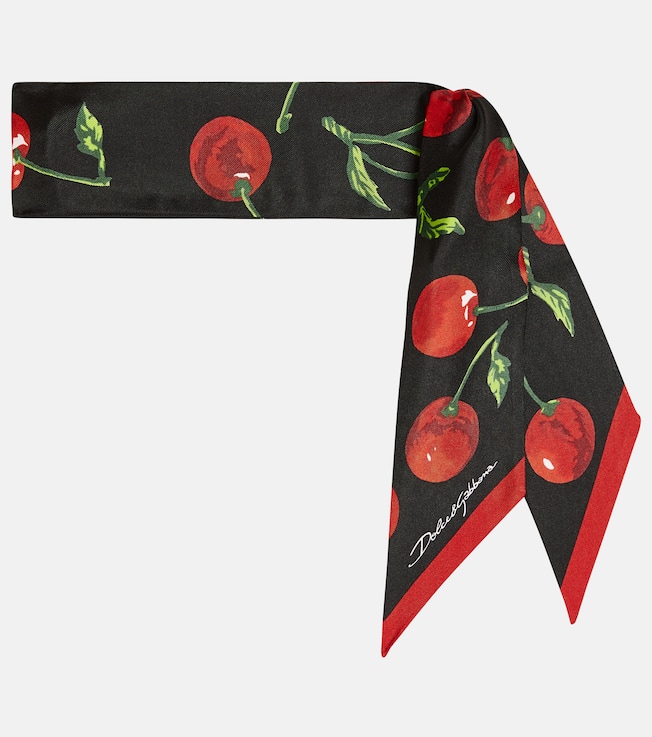 Foulard imprimé en soie | Dolce&Gabbana