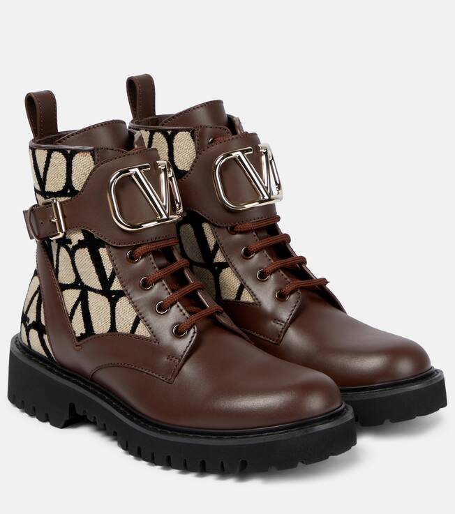 Bottines Toile Iconographe | Valentino Garavani