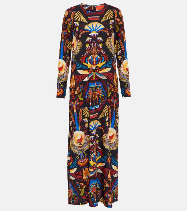 Robe longue imprimée | La DoubleJ