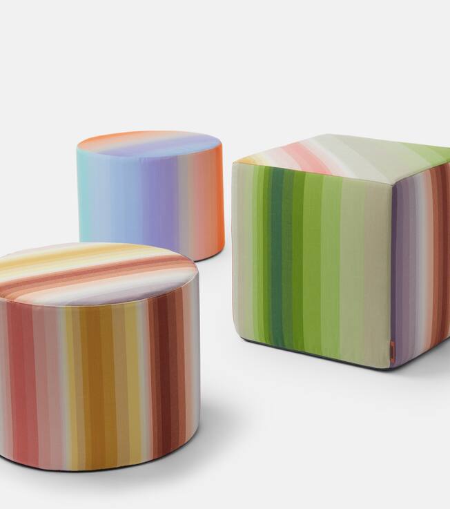 Pouf Oceania en toile | Missoni