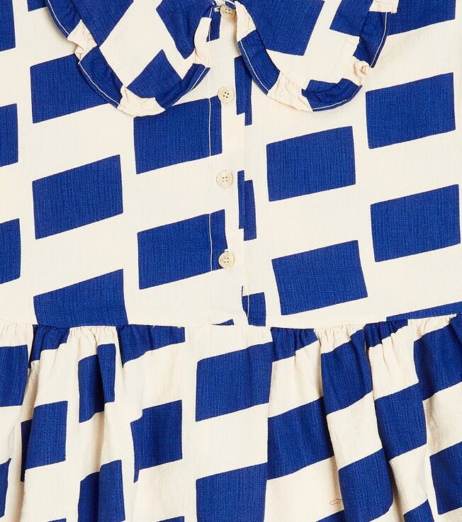 Robe en coton à carreaux | Bobo Choses